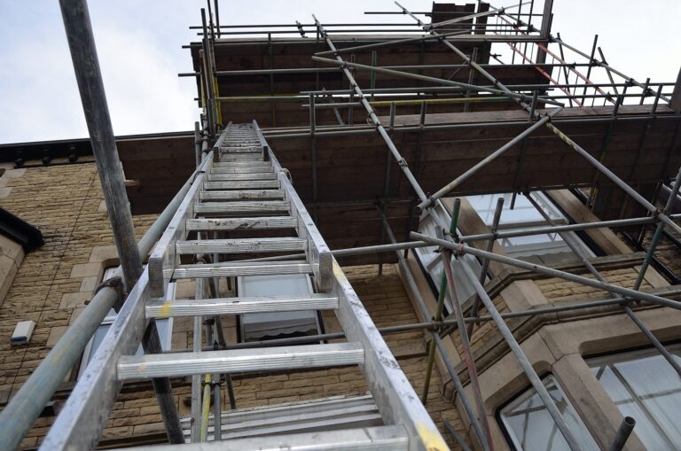 Ladder On Scaffolding